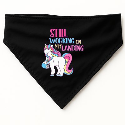 Adorable Unicorn Design for Healing Broken Arm Recovery USA-Made Doggie Bandana