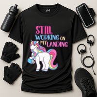 Adorable Unicorn Design for Healing Broken Arm Recovery Performance Shirt