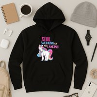 Adorable Unicorn Design for Healing Broken Arm Recovery Hoodie