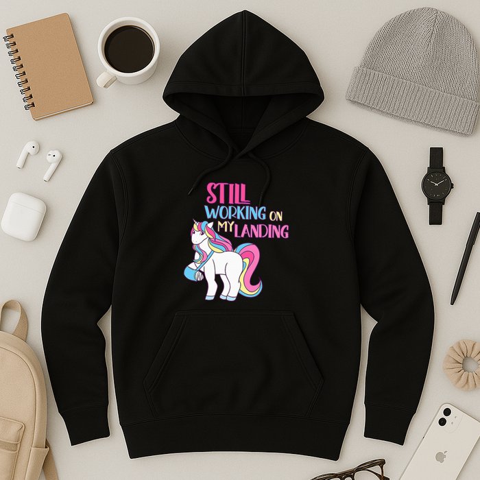 Adorable Unicorn Design for Healing Broken Arm Recovery Hoodie