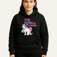 Adorable Unicorn Design for Healing Broken Arm Recovery Hoodie