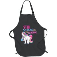 Adorable Unicorn Design for Healing Broken Arm Recovery Apron
