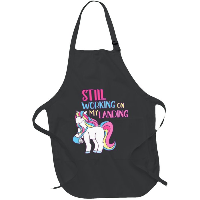 Adorable Unicorn Design for Healing Broken Arm Recovery Apron