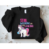 Adorable Unicorn Design for Healing Broken Arm Recovery Sweatshirt