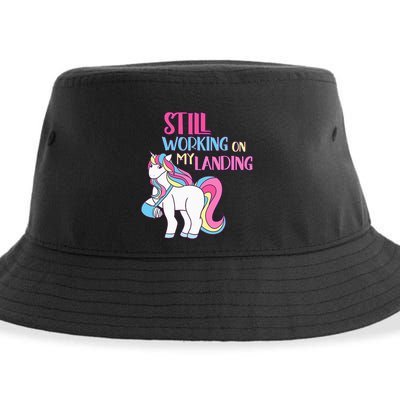 Adorable Unicorn Design for Healing Broken Arm Recovery Sustainable Bucket Hat