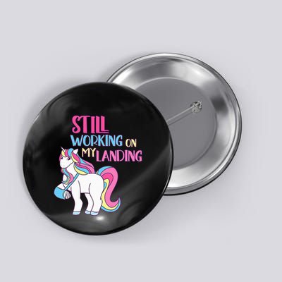 Adorable Unicorn Design for Healing Broken Arm Recovery Button