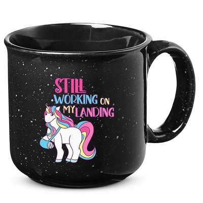 Adorable Unicorn Design for Healing Broken Arm Recovery 15oz Campfire Ceramic Mug