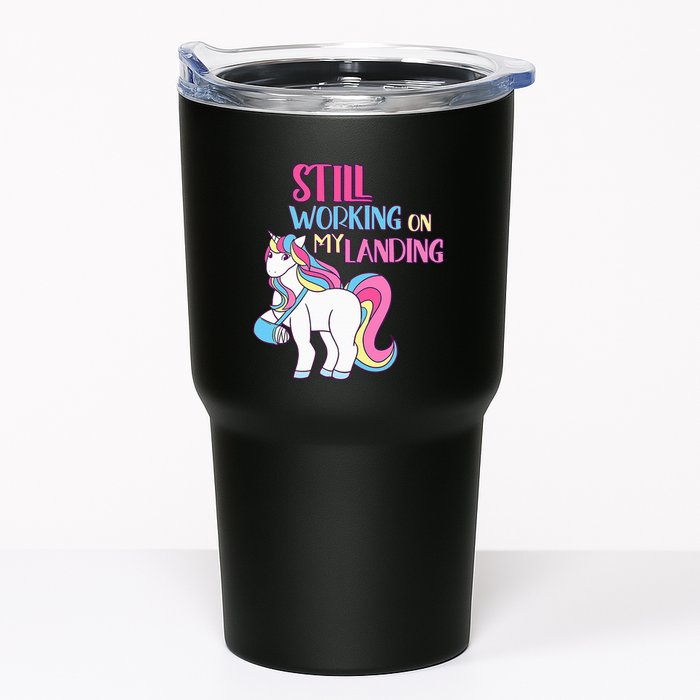 Adorable Unicorn Design for Healing Broken Arm Recovery Tumbler