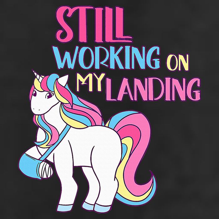 Adorable Unicorn Design for Healing Broken Arm Recovery Tumbler