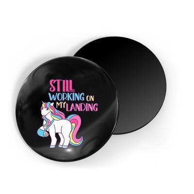Adorable Unicorn Design for Healing Broken Arm Recovery Magnet