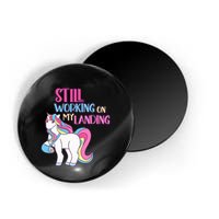 Adorable Unicorn Design for Healing Broken Arm Recovery Magnet