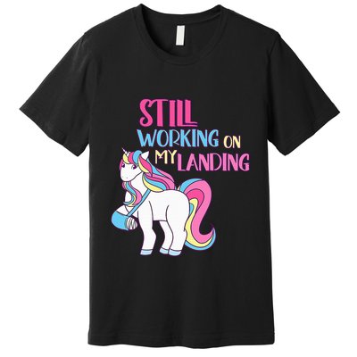Adorable Unicorn Design for Healing Broken Arm Recovery Premium T-Shirt