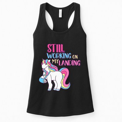 Adorable Unicorn Design for Healing Broken Arm Recovery Womens Tank Top