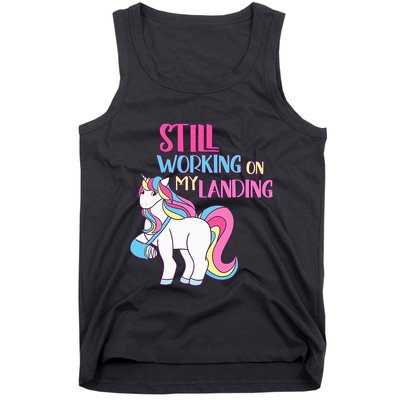 Adorable Unicorn Design for Healing Broken Arm Recovery Tank Top