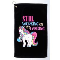 Adorable Unicorn Design for Healing Broken Arm Recovery Golf Towel