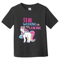 Adorable Unicorn Design for Healing Broken Arm Recovery Toddler T-Shirt