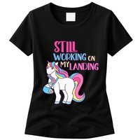 Adorable Unicorn Design for Healing Broken Arm Recovery Womens T-Shirt