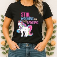 Adorable Unicorn Design for Healing Broken Arm Recovery Womens T-Shirt