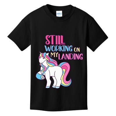 Adorable Unicorn Design for Healing Broken Arm Recovery Kids T-Shirt