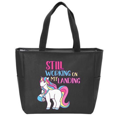 Adorable Unicorn Design for Healing Broken Arm Recovery Zip Tote Bag