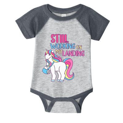 Adorable Unicorn Design for Healing Broken Arm Recovery Infant Baby Jersey Bodysuit