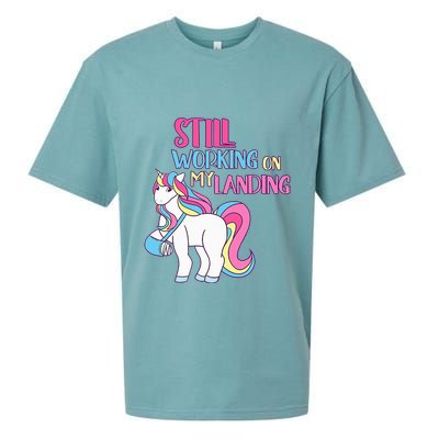 Adorable Unicorn Design for Healing Broken Arm Recovery Sueded Cloud Jersey T-Shirt