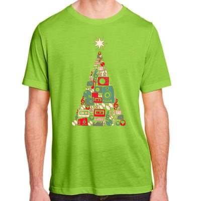 Audio Music Fan Christmas Tree Adult ChromaSoft Performance T-Shirt