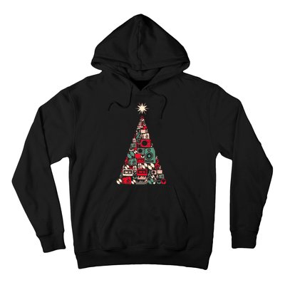 Audio Music Fan Christmas Tree Hoodie