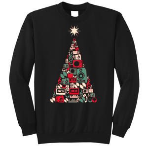 Audio Music Fan Christmas Tree Sweatshirt