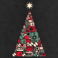 Audio Music Fan Christmas Tree 15oz Campfire Ceramic Mug
