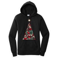 Audio Music Fan Christmas Tree Women's Pullover Hoodie