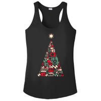 Audio Music Fan Christmas Tree Ladies PosiCharge Competitor Racerback Tank