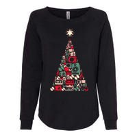 Audio Music Fan Christmas Tree Womens California Wash Sweatshirt