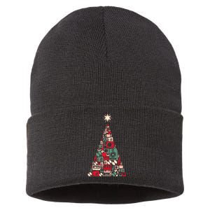 Audio Music Fan Christmas Tree Sustainable Knit Beanie