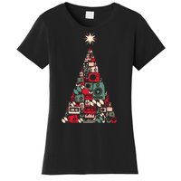 Audio Music Fan Christmas Tree Women's T-Shirt