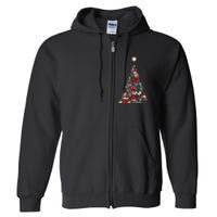 Audio Music Fan Christmas Tree Full Zip Hoodie