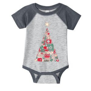 Audio Music Fan Christmas Tree Infant Baby Jersey Bodysuit