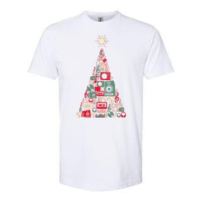 Audio Music Fan Christmas Tree Softstyle® CVC T-Shirt