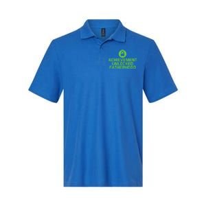 Achievet Unlock Fatherhood Cutest Father Design Gift Softstyle Adult Sport Polo