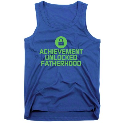 Achievet Unlock Fatherhood Cutest Father Design Gift Tank Top