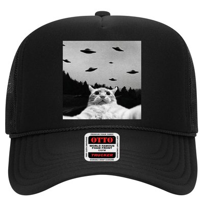 Alien UFO Funny Cat Selfie Hat