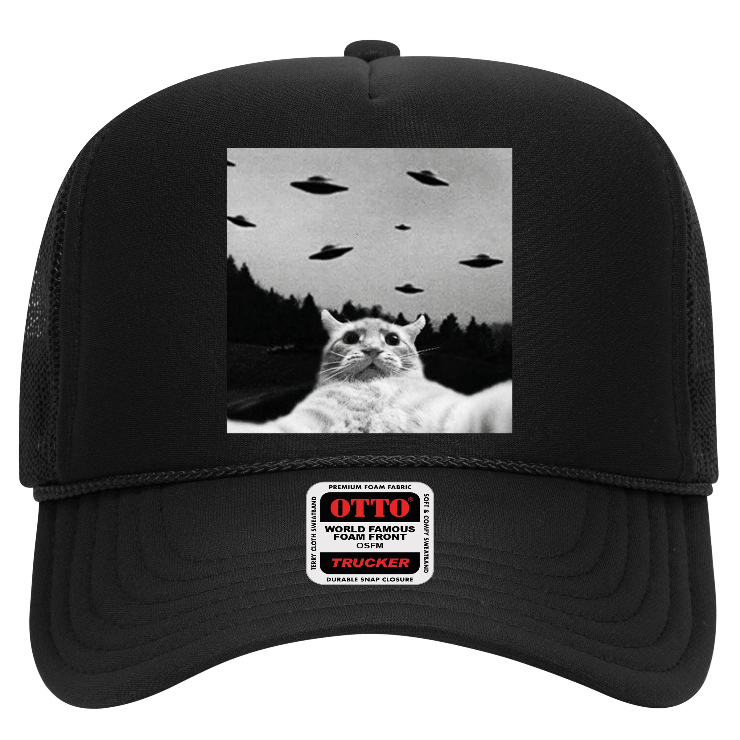 Alien UFO Funny Cat Selfie Hat