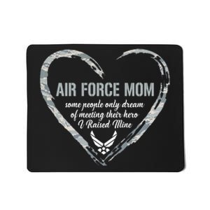 Air USAF Force Mom Woman Proud Mom Heart Mousepad