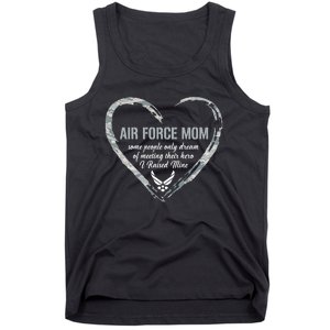 Air USAF Force Mom Woman Proud Mom Heart Tank Top