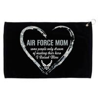 Air USAF Force Mom Woman Proud Mom Heart Grommeted Golf Towel