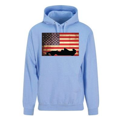 American USA Flag Indy Car Fan Lover Racecar Formula Gift Unisex Surf Hoodie