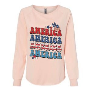 America USA Fourth Of July 4th For Men Women And Boy Womens California Wash Sweatshirt