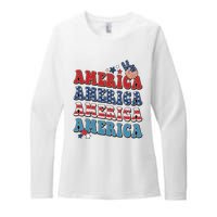 America USA Fourth Of July 4th For Men Women And Boy Womens CVC Long Sleeve Shirt