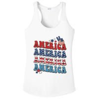 America USA Fourth Of July 4th For Men Women And Boy Ladies PosiCharge Competitor Racerback Tank