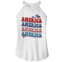 America USA Fourth Of July 4th For Men Women And Boy Women's Perfect Tri Rocker Tank